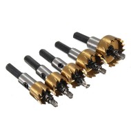 5Pcs High Speed Steel Drill Bits 16-30mm Hole Saw Cutter Set 5Pcs High Speed Steel Drill Bits 16-30mm Hole Saw Cutter Set
