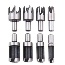Cork Drill Bit Set Wood Plug Cutter Drill Cutting Tool 8PCS Cork Drill Bit Set Wood Plug Cutter Drill Cutting Tool 8PCS