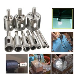 6-32mm Diamond Hole Saw Drill Bit for Glass Ceramic Marble 10pcs  6-32mm Diamond Hole Saw Drill Bit for Glass Ceramic Marble 10pcs