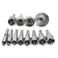 15mm-50mm Hole Saw Cutter Alloy Drill Bit Set for Wood Metal Cutting 12pcs  15mm-50mm Hole Saw Cutter Alloy Drill Bit Set for Wood Metal Cutting 12pcs