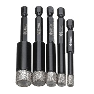 6-14mm Vaccum Brazed Diamond Dry Drill Bits Hole Saw Cutter for Granite Marble Ceramic Tile Glass 6-14mm Vaccum Brazed Diamond Dry Drill Bits Hole Saw Cutter for Granite Marble Ceramic Tile Glass