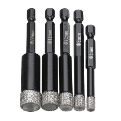 6-14mm Vaccum Brazed Diamond Dry Drill Bits Hole Saw Cutter for Granite Marble Ceramic Tile Glass 6-14mm Vaccum Brazed Diamond Dry Drill Bits Hole Saw Cutter for Granite Marble Ceramic Tile Glass