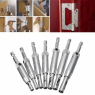 Self Centering Hinge Drill Bit Door Window Cabinet Woodworking Hole Puncher 7pcs Self Centering Hinge Drill Bit Door Window Cabinet Woodworking Hole Puncher 7pcs