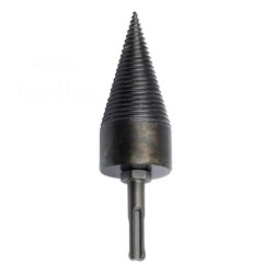 1Pc Socoje 32/42mm  Round/Square/Hexagonal Shank Firewood Drill Bit Splitter Wood Split Cone Drill Bit For Tree Cutting 1Pc Socoje 32/42mm  Round/Square/Hexagonal Shank Firewood Drill Bit Splitter Wood Split Cone Drill Bit For Tree Cutting