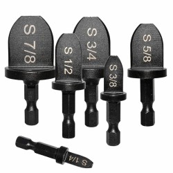 6PCS Repairing Set Air Conditioner Copper Tube Expander Swaging Tool Manual Copper Pipe Swage Too Expander Drill Bit Soft Copper tubing Tool bit 6PCS Repairing Set Air Conditioner Copper Tube Expander Swaging Tool Manual Copper Pipe Swage Too Expander Drill Bit Soft Copper tubing Tool bit
