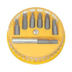 7PCS Precision Screwdriver Bit Set with 25mm Length PH1 PH2 PH3 SL4 SL5 SL6 Bits and 60mm Extension Bar Universal CRV Material Compatible 7PCS Precision Screwdriver Bit Set with 25mm Length PH1 PH2 PH3 SL4 SL5 SL6 Bits and 60mm Extension Bar Universal CRV Material Compatible