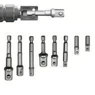 8PCS Set Of Electric Screw Wind Batch Conversion Joint Transfer Rod 1/2 Screwdriver Square Head 3/8 1/4 Hexagonal Rod 8PCS Set Of Electric Screw Wind Batch Conversion Joint Transfer Rod 1/2 Screwdriver Square Head 3/8 1/4 Hexagonal Rod