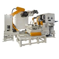 3 In 1 Servo Feeder Metal Coil Uncoiler Automatic Hydraulic Leveling Feeding Punching Production Line With 3 In 1 Servo Feeder Metal Coil Uncoiler Automatic Hydraulic Leveling Feeding Punching Production Line With