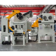 3 In 1 Servo Feeder Metal Coil Uncoiler Automatic Hydraulic Leveling Feeding Punching Production Line With 3 In 1 Servo Feeder Metal Coil Uncoiler Automatic Hydraulic Leveling Feeding Punching Production Line With