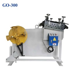 Decoiler and leveler  2 in 1 feeding machine for 300mm width material Decoiler and leveler  2 in 1 feeding machine for 300mm width material