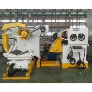 decoiler and straightener machines and coil feeder with decoiler and straightener machines and coil feeder with