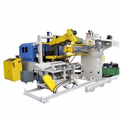 thick metal steel strip servo roller decoiler straightener feeder 3 in 1 machine thick metal steel strip servo roller decoiler straightener feeder 3 in 1 machine
