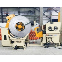 thick metal steel strip servo roller decoiler straightener feeder 3 in 1 machine thick metal steel strip servo roller decoiler straightener feeder 3 in 1 machine