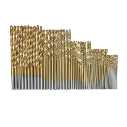 High Speed Steel Drill Bit Straight Shank Twist Drill Bit Tool Set 10*1mm+10*1.5mm+10*2mm+10*2.5mm+10*3mm High Speed Steel Drill Bit Straight Shank Twist Drill Bit Tool Set 10*1mm+10*1.5mm+10*2mm+10*2.5mm+10*3mm