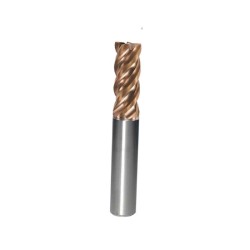 Socoje 10mm, 3/8&quot;, 4 Flute, Solid Carbide End Mill, EAVD, TX, Glass hard Ti Si, Made In China 1pc