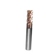Socoje 10mm Corner Radius End Mill 4 Flute 0.5R, TXM Coated, HRC45, 3/8" Shank 1pc Socoje 10mm Corner Radius End Mill 4 Flute 0.5R, TXM Coated, HRC45, 3/8" Shank 1pc