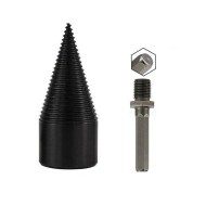 2PC Wood Splitter Firewood Drill-Bit Kindling Log Splitter Heavy Duty Electric Splitting Drills 42mm Screw Cracker Removable Cone Driver Hex Shank 2PC Wood Splitter Firewood Drill-Bit Kindling Log Splitter Heavy Duty Electric Splitting Drills 42mm Screw Cracker Removable Cone Driver Hex Shank