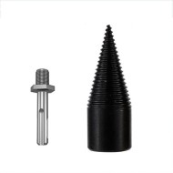 2PCS 32mm Fire Splitting Drill Bit Screw Cone Driver Splitter Camping 2PCS 32mm Fire Splitting Drill Bit Screw Cone Driver Splitter Camping