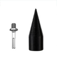 2PCS 32mm Fire Splitting Drill Bit Screw Cone Driver Splitter Camping 2PCS 32mm Fire Splitting Drill Bit Screw Cone Driver Splitter Camping