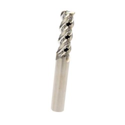4mm 0.5R, Corner Radius End Mill, 3 Flute, Aluminum Alloy, 1/4" Shank, Made In China