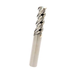 6mm 0.5R, Corner Radius End Mill, 3 Flute, Aluminum Alloy, 1/4" Shank 1pc