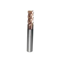 6mm Corner Radius End Mill, 4 Flute, TXM, HRC45, 0.5R, 1/4" Shank 1pc 6mm Corner Radius End Mill, 4 Flute, TXM, HRC45, 0.5R, 1/4" Shank 1pc