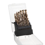 Socoje M35 Cobalt Drill Bit Set -Co Jobber Length Twist Drill Bits with Plastic Case for Stainless Steel Wood Metal Drilling Socoje M35 Cobalt Drill Bit Set -Co Jobber Length Twist Drill Bits with Plastic Case for Stainless Steel Wood Metal Drilling