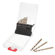 Socoje M35 Cobalt Drill Bit Set -Co Jobber Length Twist Drill Bits with Plastic Case for Stainless Steel Wood Metal Drilling Socoje M35 Cobalt Drill Bit Set -Co Jobber Length Twist Drill Bits with Plastic Case for Stainless Steel Wood Metal Drilling
