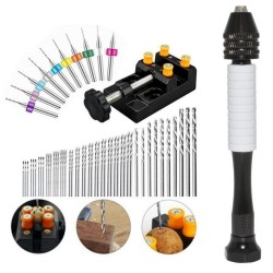 Mini Micro Hand Drill Manual Twist Drill Bits Set Woodworking Craft Rotary Tools for Jewelry Craft Carving Hand Drill Mini Micro Hand Drill Manual Twist Drill Bits Set Woodworking Craft Rotary Tools for Jewelry Craft Carving Hand Drill
