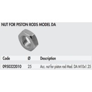0950322010 Socoje Rod Nut M10x1.25 1pc 0950322010 Socoje Rod Nut M10x1.25 1pc