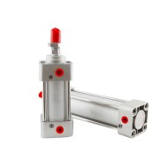 Customized Services Silver Rodless Side End Cover Double Acting Standard Pneumatic Cylinders Customized Services Silver Rodless Side End Cover Double Acting Standard Pneumatic Cylinders