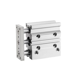 Guided Pneumatic Cylinder Double Acting 12mm Bore 250mm Stroke Guided Pneumatic Cylinder Double Acting 12mm Bore 250mm Stroke