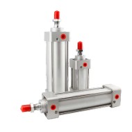 MDBB/MBB Customizable Pneumatic Cylinder: High Thrust Adjustable Stroke Double Output Shaft MDBB/MBB Customizable Pneumatic Cylinder: High Thrust Adjustable Stroke Double Output Shaft