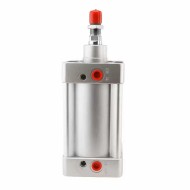 SI Series Double Acting  Silver Aluminum Alloy  Pneumatic Air Standard Pneumatic Cylinder SI Series Double Acting  Silver Aluminum Alloy  Pneumatic Air Standard Pneumatic Cylinder