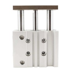 Three-bar cylinder aluminum alloy thin type with guide rod TCM three-axis precision pneumatic parts MGPM/PL16 10/50 Three-bar cylinder aluminum alloy thin type with guide rod TCM three-axis precision pneumatic parts MGPM/PL16 10/50