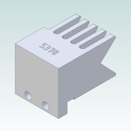 Single Jaw for V-jaws 8-80mmØ for W1580300200 Single Jaw for V-jaws 8-80mmØ for W1580300200