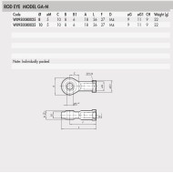 W0950080025 Rod-Eye GA-M M4x0.7 W0950080025 Rod-Eye GA-M M4x0.7