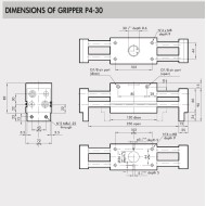 W1580300200 Gripper with 2 long-stroke jaws P4-30 stroke 2x60mm F=280N W1580300200 Gripper with 2 long-stroke jaws P4-30 stroke 2x60mm F=280N