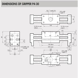 W1580300200 Gripper with 2 long-stroke jaws P4-30 stroke 2x60mm F=280N W1580300200 Gripper with 2 long-stroke jaws P4-30 stroke 2x60mm F=280N