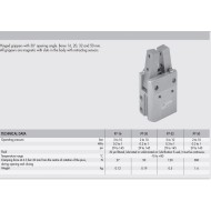 W1590160200 Socoje Pneumatic Gripper P-7-16 W1590160200 Socoje Pneumatic Gripper P-7-16