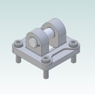 Z40W0950802003SP Female Hinge - Model B 080 - for Rod-Eye GA-M M20x1.5 Z40W0950802003SP Female Hinge - Model B 080 - for Rod-Eye GA-M M20x1.5