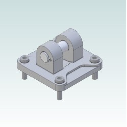 Z40W0951002003SP Female Hinge - Model B 100 - for Rod-Eye GA-M M20x1.5 Z40W0951002003SP Female Hinge - Model B 100 - for Rod-Eye GA-M M20x1.5