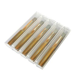 7/16-20 UNF 4 Straight Flute Machine Tap H3  Bottom Tap 5pcs 7/16-20 UNF 4 Straight Flute Machine Tap H3  Bottom Tap 5pcs