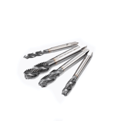 High-Precision M4 x 0.7mm Spiral Flute Tap - Square Thread Metric Plug Tapping Bit High-Precision M4 x 0.7mm Spiral Flute Tap - Square Thread Metric Plug Tapping Bit
