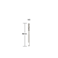 High Precision  M3*0.5mm Screw Spiral Flute Tap Square Thread Metric Plug Tap Bit for Metalworking High Precision  M3*0.5mm Screw Spiral Flute Tap Square Thread Metric Plug Tap Bit for Metalworking