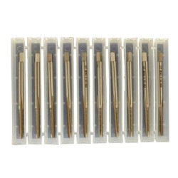 M3 x 0.5 3 Flute Straight Flute Machine Tap D3  Taper 10pcs M3 x 0.5 3 Flute Straight Flute Machine Tap D3  Taper 10pcs