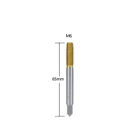 High-Precision M6 x 1.0mm Thread Rolling Form Tap for Steel - Hardware Tool High-Precision M6 x 1.0mm Thread Rolling Form Tap for Steel - Hardware Tool
