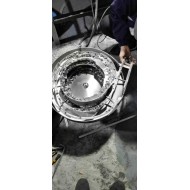 Bolt screw nut handle rotation vibrating bowl feeder Bolt screw nut handle rotation vibrating bowl feeder
