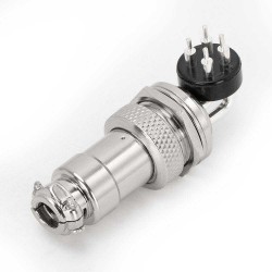 Aviation Plug M12-AK  6-Pin   2 7 8 9 10Pin Male Female Wire Panel Chassis Cable Connector