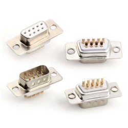 DB9 Connector Male and Female 9 Pin Electrical RS232 D-SUB Connector Solder Type 2 row For Computer PCB DB9 Connector Male and Female 9 Pin Electrical RS232 D-SUB Connector Solder Type 2 row For Computer PCB